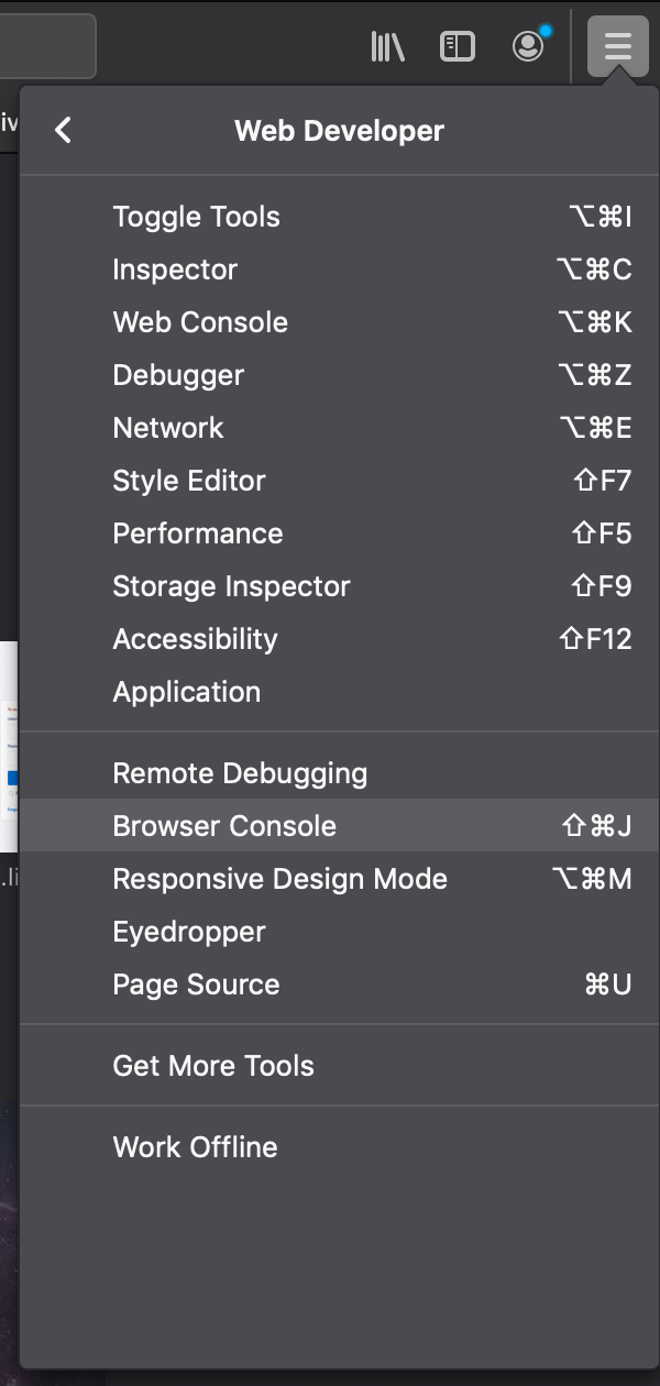 Quickstart Guide: How do I open my browser's developer console ...